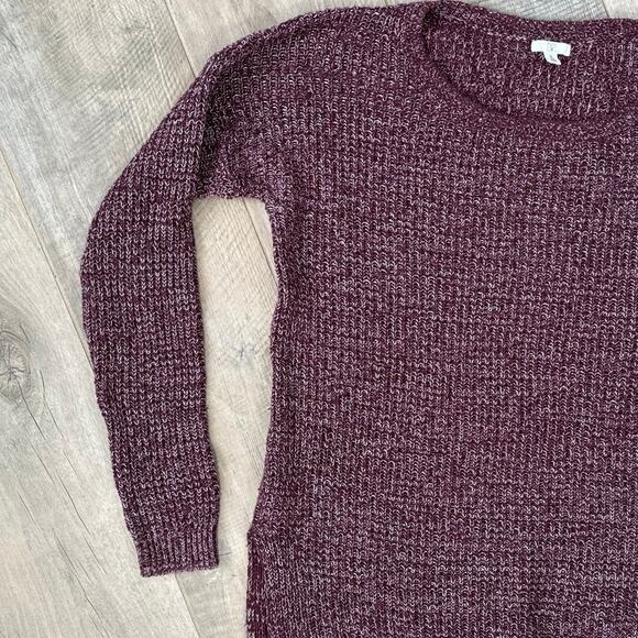 Boston Proper Maroon Sweater Womens Size Medium - Picture 3 of 5